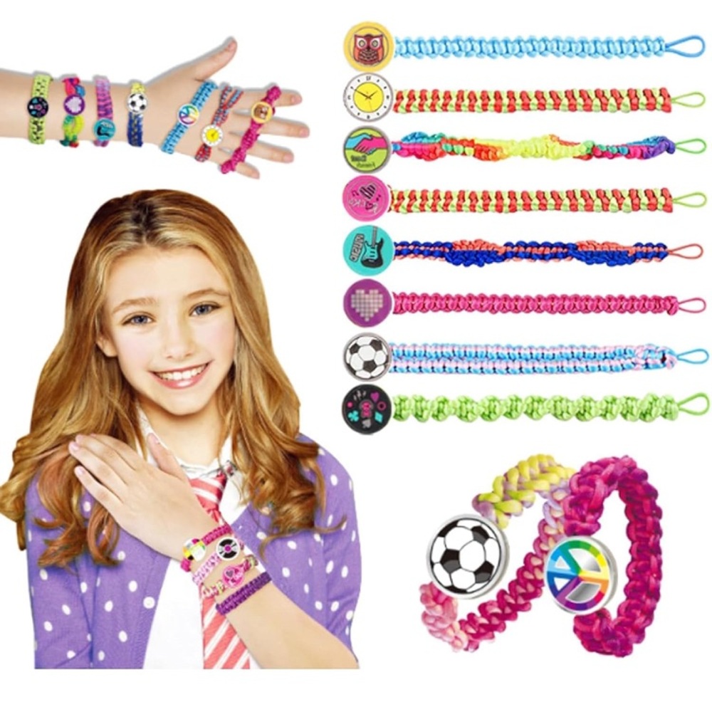 Friendship Bracelets Rope Weaver Kit Bracelet Kit Stretchy Hand Rope NWT - Picture 3 of 17
